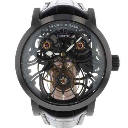  Franck Muller Giga Tourbillon PVD Steel Skeleton Four Barrels NEW  