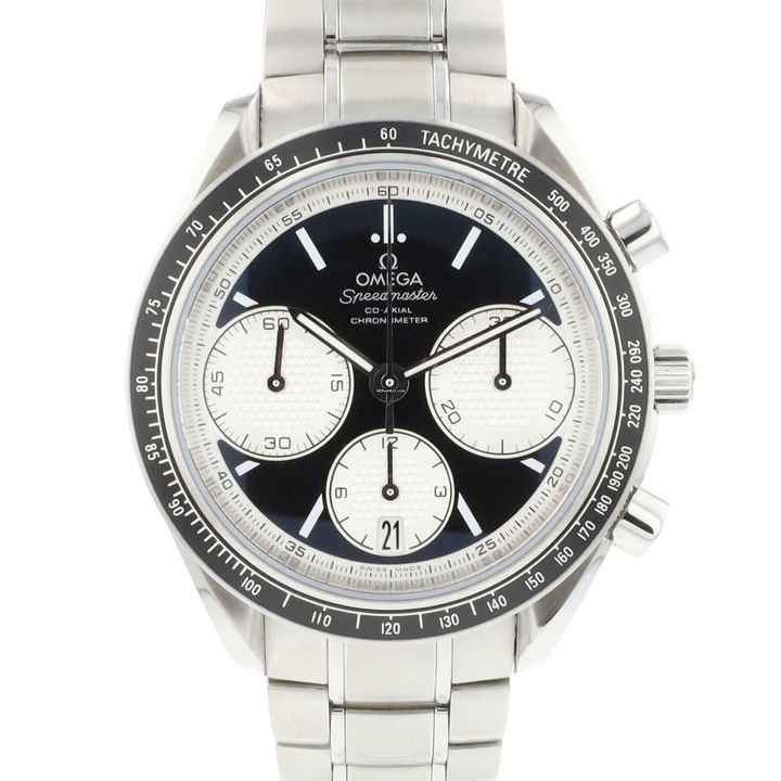  Omega Speedmaster Racing Steel Black Dial  