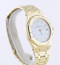 Thumbnail von Audemars Piguet Royal Oak 18K Gold 36mm Dream white Dial Automatic rar Klassiker Date