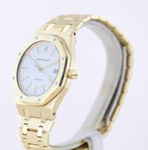 Thumbnail von Audemars Piguet Royal Oak 18K Gold 36mm Dream white Dial Automatic rar Klassiker Date
