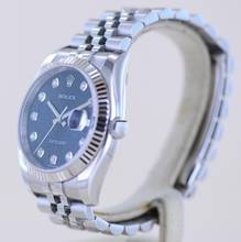 Thumbnail von Rolex Datejust 36 blue 36mm Diamond Laser Dial Jubiléband fluted Whitegold B+P