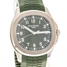 Thumbnail von Patek Philippe Aquanaut Whitegold 42 Green – 5168G-010 – like NEW – 2019 Full Set