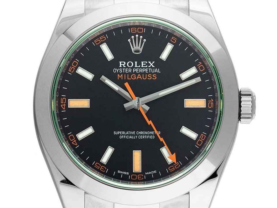  Rolex Milgauss Ref.116400GV 2010 Full Set wie Neu Vintage  