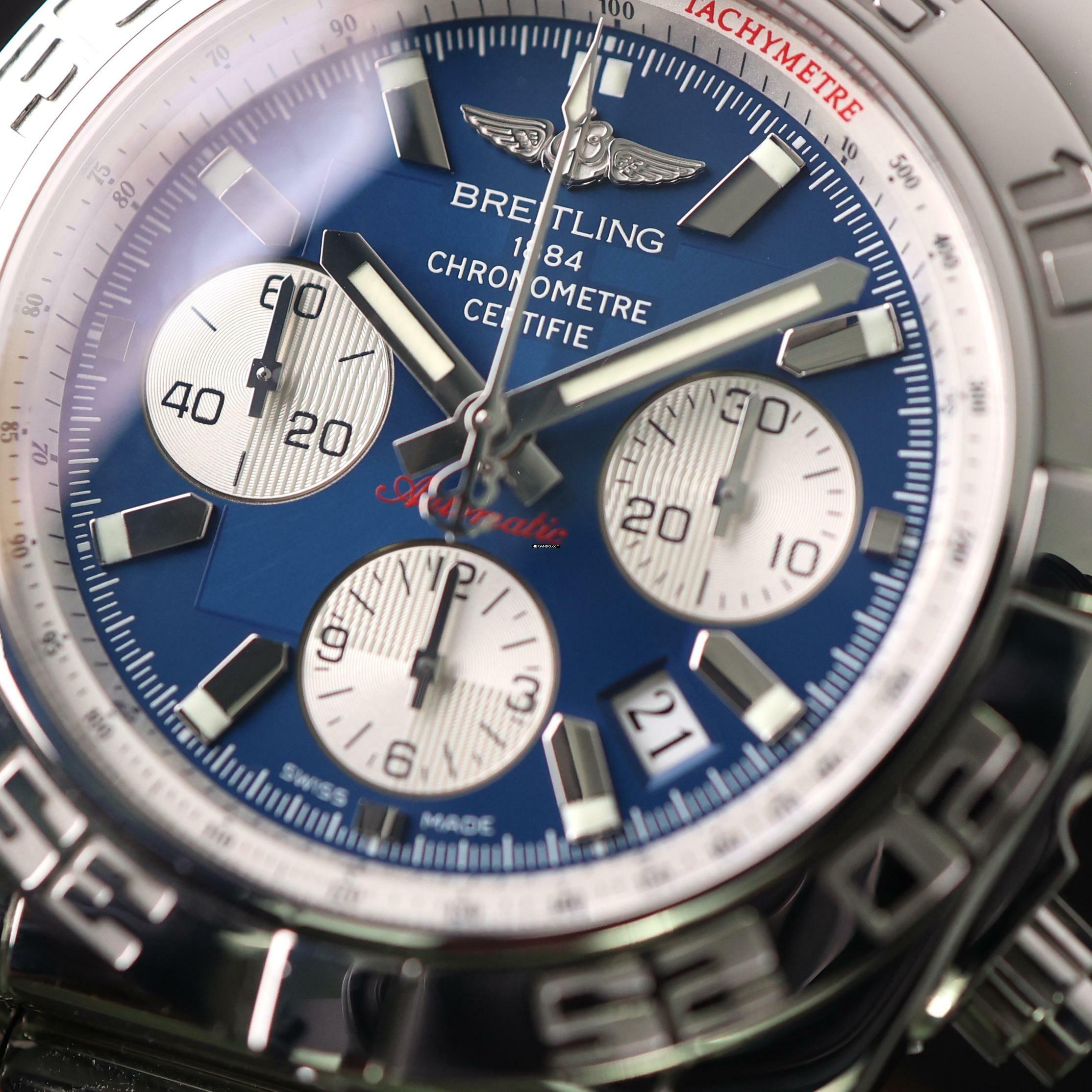 Thumbnail von Breitling Chronomat 44 Steel Blue Dial