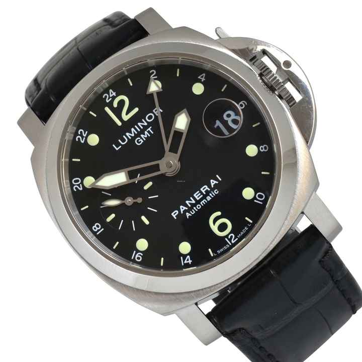  Panerai Luminor GMT Automatic 40MM PAM00159 automatic 2004's Full Set TOP Condition 