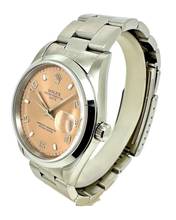 Thumbnail von Rolex Oyster Perpetual Date 34 mm Bj 1998 Salmon Zifferblatt Referenz 15200