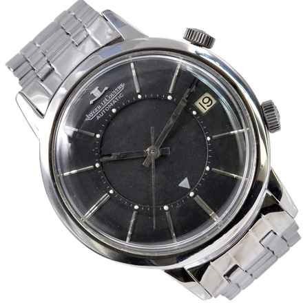  Jaeger-LeCoultre Memovox Jumbo Alarm wrist E855 black dial Automatic steel 1964 