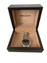 Thumbnail von Jaeger-LeCoultre Memovox Jumbo Alarm wrist E855 black dial Automatic steel 1964