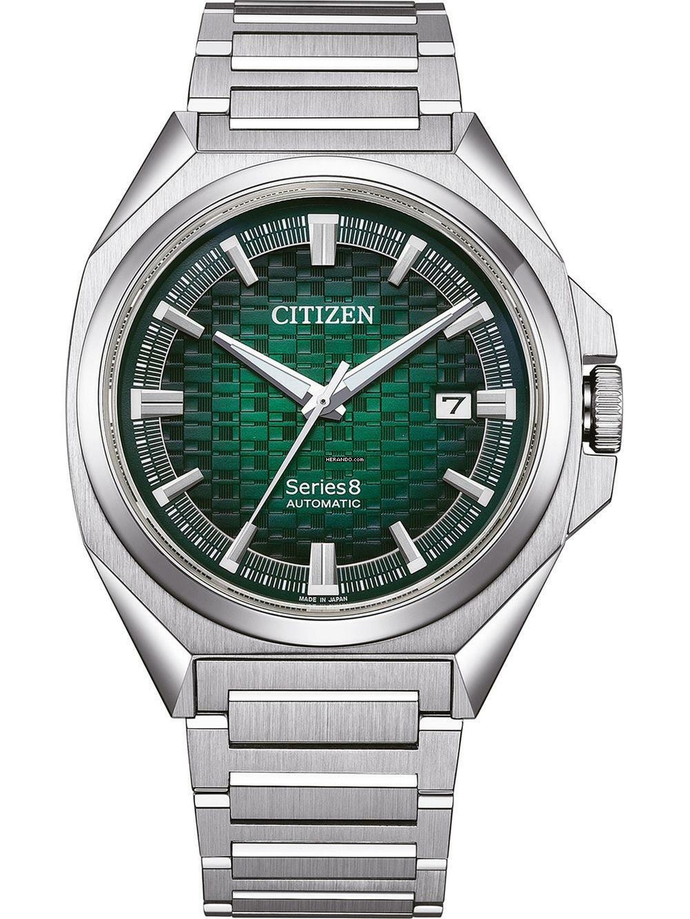  Citizen NB6050-51W Herrenuhr Series 8 Automatik 40mm 10ATM 