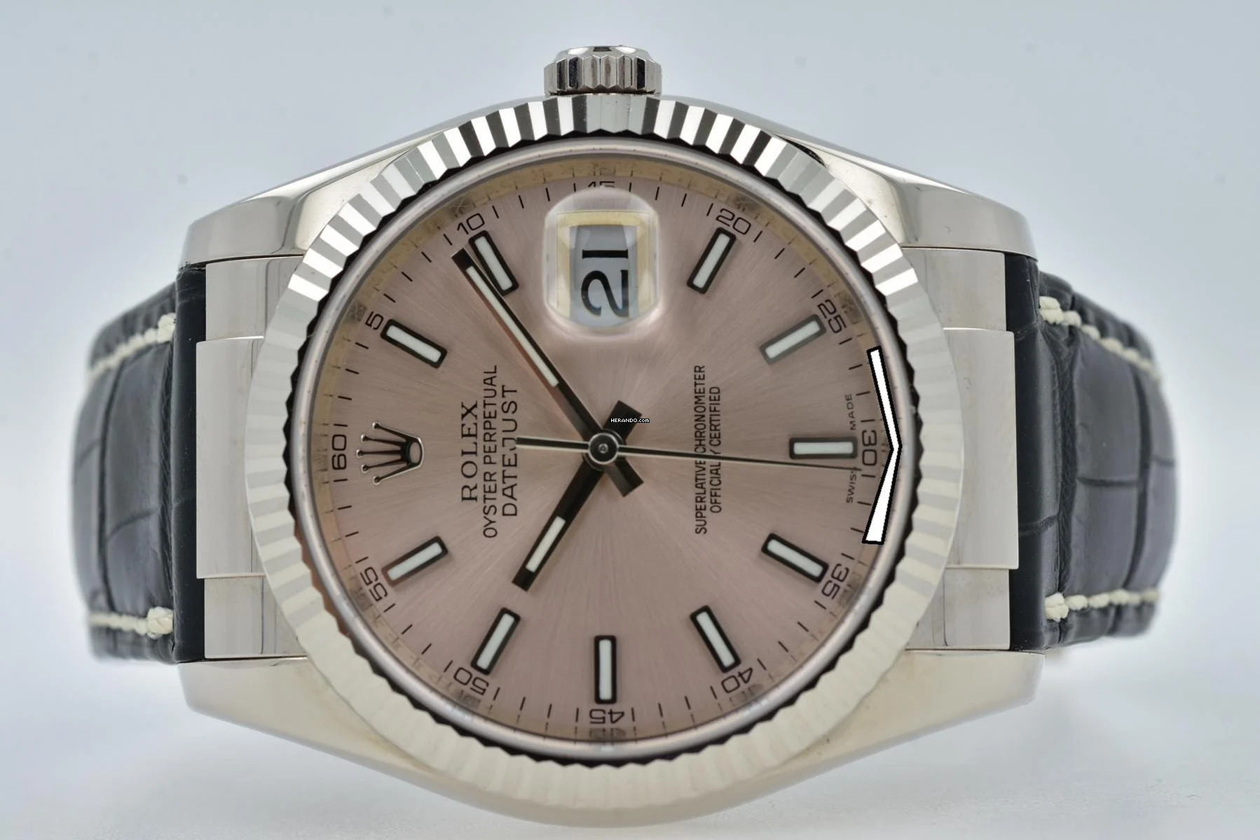 Rolex Datejust 36 Oyster Perpetual Datejust 18k White Gold 116139 Rolex Service 2023