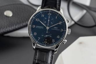 Thumbnail von IWC Portugieser Chronograph Automatik Stahl Herrenuhr Ref. IW371438