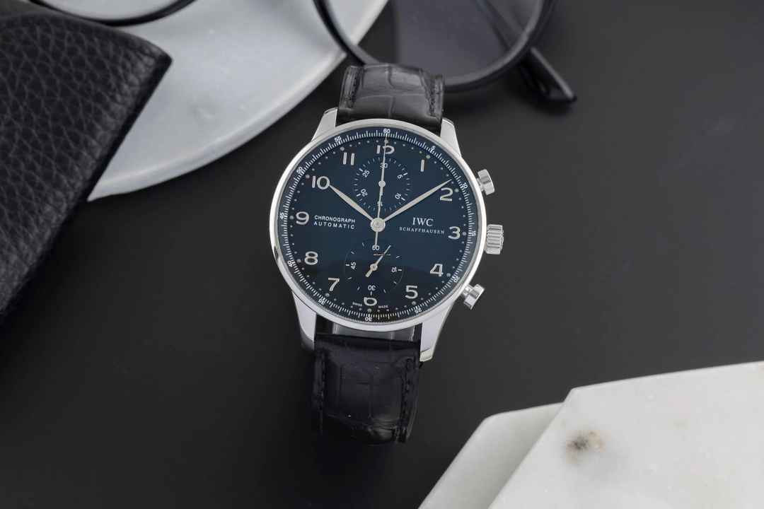  IWC Portugieser Chronograph Automatik Stahl Herrenuhr Ref. IW371438 