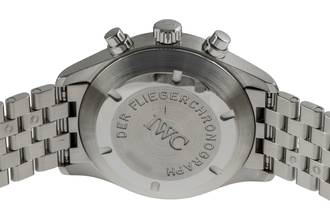 Thumbnail von IWC Fliegeruhr Spitfire Chronograph Fliegerchronograph Spitfire Day-Date Stahl Automatik Herren Ref IW370628 B&P