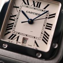 Thumbnail von Cartier Santos Galbée GM Steel