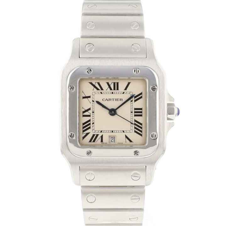  Cartier Santos Galbée GM Steel  