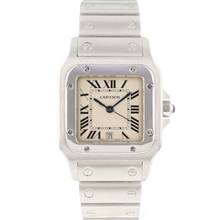 Thumbnail von Cartier Santos Galbée GM Steel