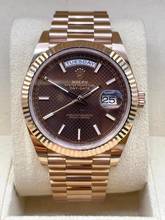 Thumbnail von Rolex Day-Date 40 Choco Motif Like New 2020 with BOX&PAPERS Roségold 18Kt. Ref:228235