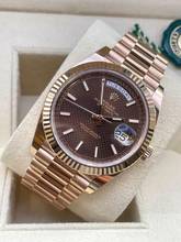 Thumbnail von Rolex Day-Date 40 Choco Motif Like New 2020 with BOX&PAPERS Roségold 18Kt. Ref:228235