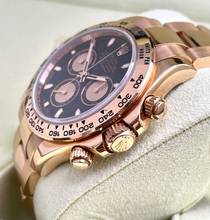 Thumbnail von Rolex Daytona Black Dial Rosegold 18Kt. with Box & Papers in Mint condition UNPOLISHED Full set Full links