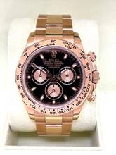 Thumbnail von Rolex Daytona Black Dial Rosegold 18Kt. with Box & Papers in Mint condition UNPOLISHED Full set Full links