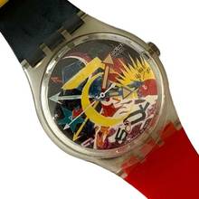 Thumbnail von Swatch Art Special GZ107 Rorrim 5 by Tadanori Yokoo 5th anniversary 1987 Full Set NEW