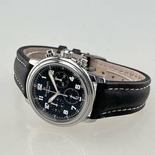Thumbnail von Blancpain Léman Fly-Back Chronograph Automatik Lederband ZB Schwarz Erstbesitz deutsche Auslief. inkl. Originalpapiere Erstkaufrechnung Serviceunterlagen