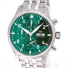 Thumbnail von IWC Fliegeruhr Chronograph Pilot 43 Green – IW378006 – NEW & Unworn – 08/2025 Full Set Germany