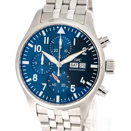  IWC Fliegeruhr Chronograph Pilot's 43 Blue – IW378004 – NEW & Unworn – 08/2025 Full Set Germany 