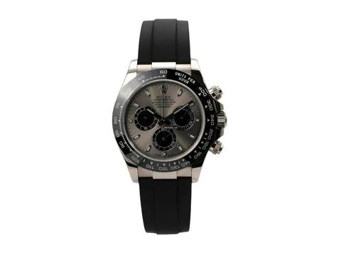  Rolex Daytona Weißgold / Oysterflex Ref. 116519LN Grau 