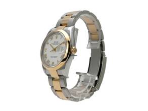 Thumbnail von Rolex Datejust 36 Edelstahl Gelbgold 126203 Weiß Römisch