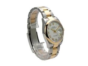 Thumbnail von Rolex Datejust 36 Edelstahl Gelbgold 126203 Weiß Römisch