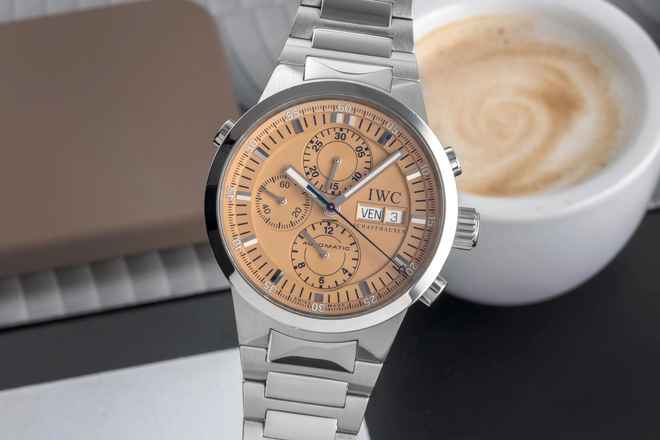  IWC GST Chronograph Rattrapante Stahl Automatik Herrenuhr Ref. IW371513 Papers  