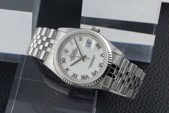 Thumbnail von Rolex Datejust 36 Stahl / Weissgold Automatik Herrenuhr Ref. 116234 Klassiker