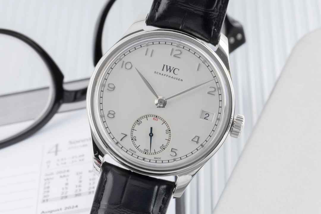  IWC Portugieser Handaufzug 8 Tage Handaufzug Stahl Herrenuhr Ref. IW510203  