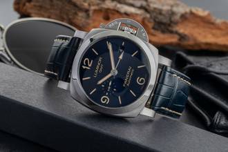 Thumbnail von Panerai Luminor GMT Automatic Stahl Herrenuhr Ref. PAM01033 Box & Papiere 2019