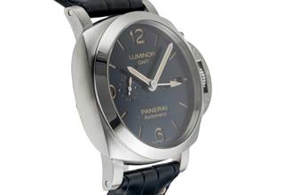 Thumbnail von Panerai Luminor GMT Automatic Stahl Herrenuhr Ref. PAM01033 Box & Papiere 2019
