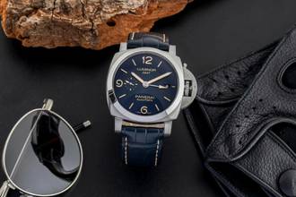 Thumbnail von Panerai Luminor GMT Automatic Stahl Herrenuhr Ref. PAM01033 Box & Papiere 2019