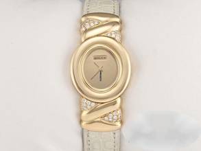 Thumbnail von Rolex Cellini 5221 Gelbgold 750 Handaufzug Diamanten 18kt Yellow Gold Damen Damenuhr