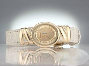 Thumbnail von Rolex Cellini 5221 Gelbgold 750 Handaufzug Diamanten 18kt Yellow Gold Damen Damenuhr