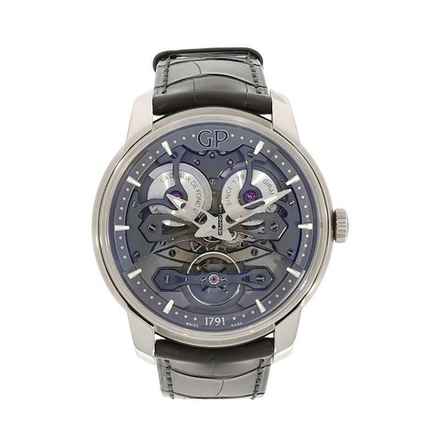  Girard Perregaux Bridges Herrenarmbanduhr Neo Bridges Automatik aus Titan Ref. 84000-21-001-BB6A Fullset  