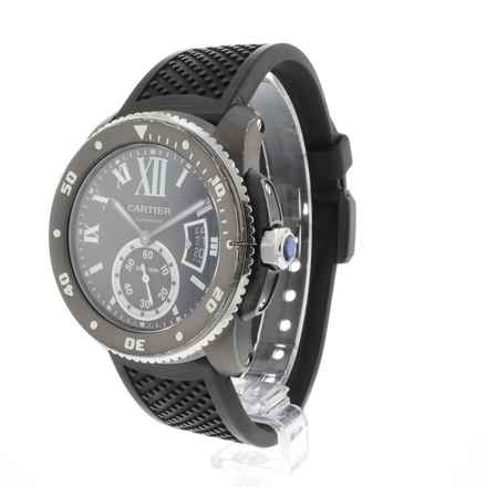  Cartier Calibre de Cartier Diver 42 Steel ADLC Black Dial  