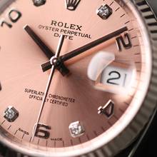 Thumbnail von Rolex Oyster Perpetual Date 34MM Fluted Pink Diamond Dial