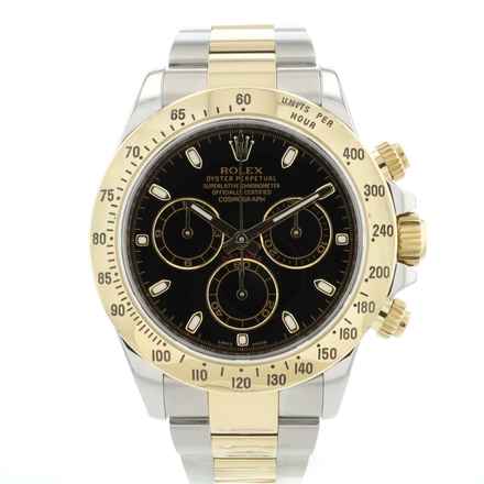  Rolex Daytona Steel Gold Black Dial  