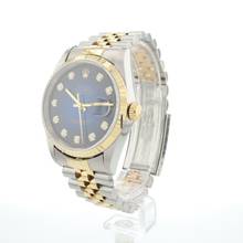 Thumbnail von Rolex Datejust 36 Steel Gold Jubilee Fluted Blue Diamond Vignette Dial
