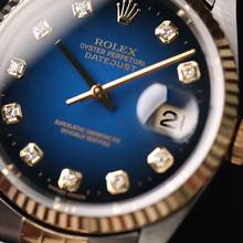 Thumbnail von Rolex Datejust 36 Steel Gold Jubilee Fluted Blue Diamond Vignette Dial