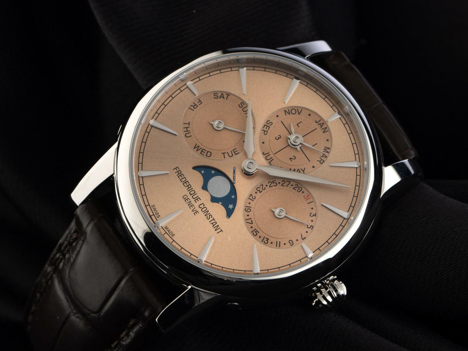  Frederique Constant Manufacture Perpetual Calendar Manufacture Ref.FC-776SAL3H6 Full Set Neu 