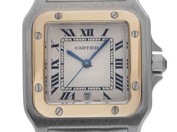 Cartier Santos Galbée GM Ref.187901 2001 Full Set sehr gut Vintage  