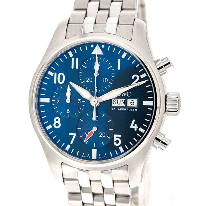  IWC Fliegeruhr Chronograph Pilot Chronograph 41 Blue – IW388102 – NEW & Unworn – 08/2025 Full Set Germany 