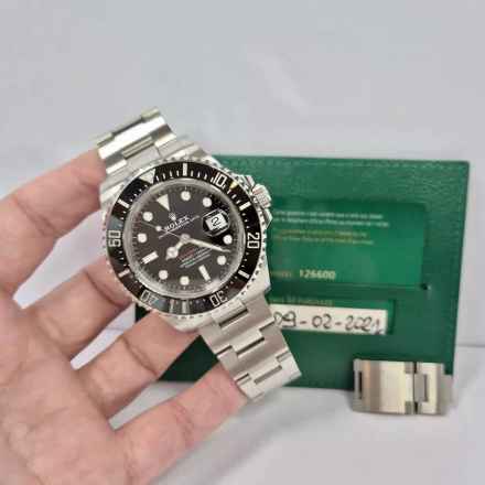  Rolex Sea-Dweller Red Full Steel 43mm Completo 