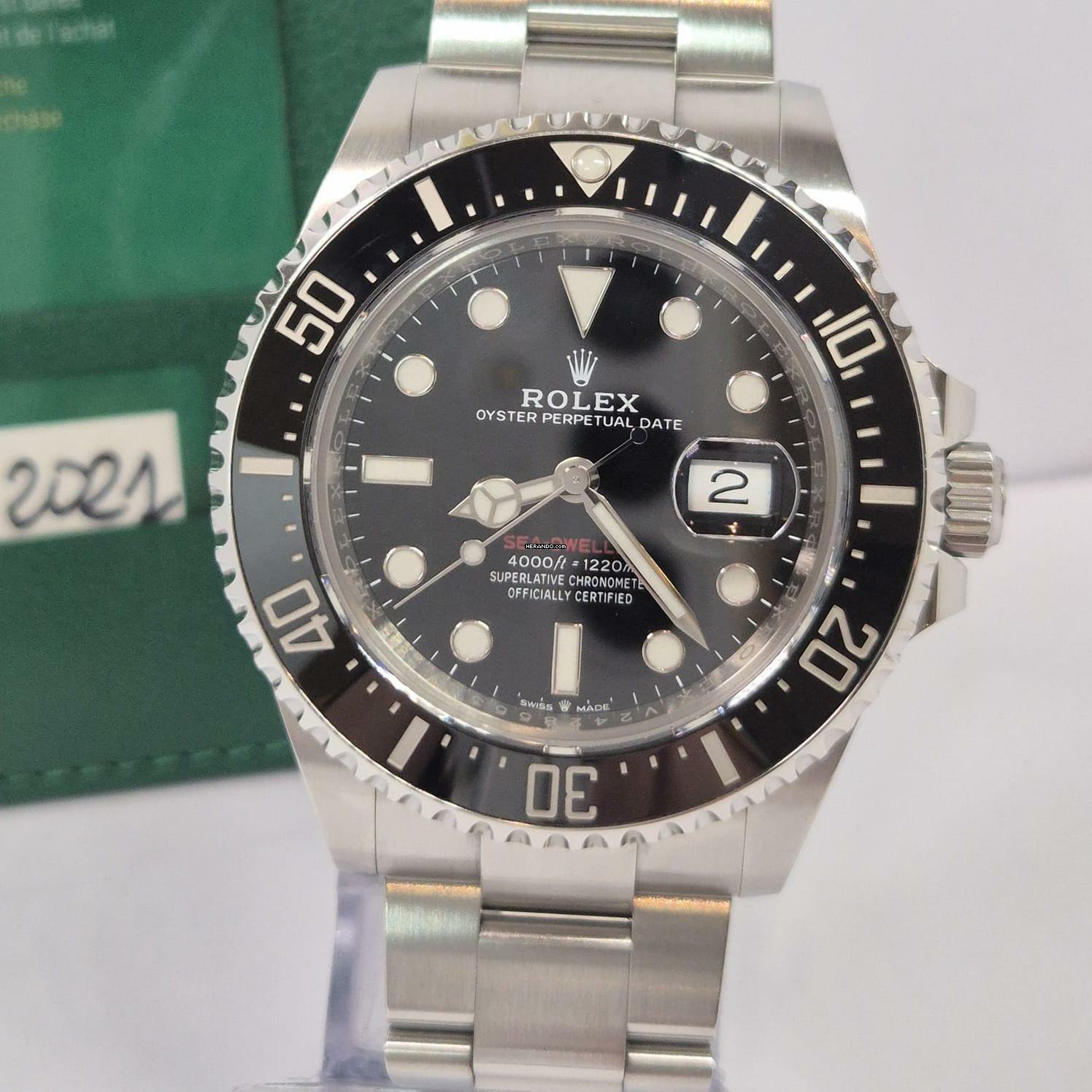 Thumbnail von Rolex Sea-Dweller Red Full Steel 43mm Completo